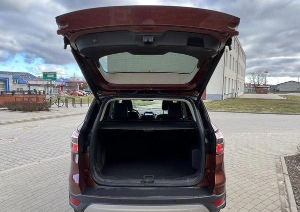 Ford Escape cena 69900 przebieg: 124629, rok produkcji 2018 z Zielona Góra małe 154